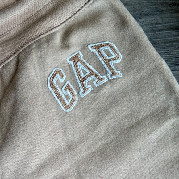 GAP Classic Casual Style Camel Beige Soft Fleece Jogger Sweatpants Size XS - Picture 4 of 13